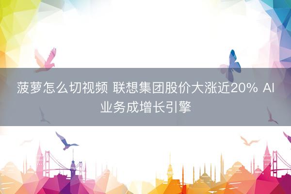 菠萝怎么切视频 联想集团股价大涨近20% AI业务成增长引擎